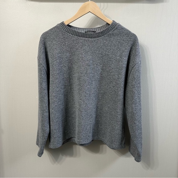Zara Boxy Relaxed Fit Crewneck Sweater - Picture 3 of 10